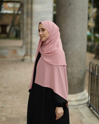 Medine İpeği Şal Pudra