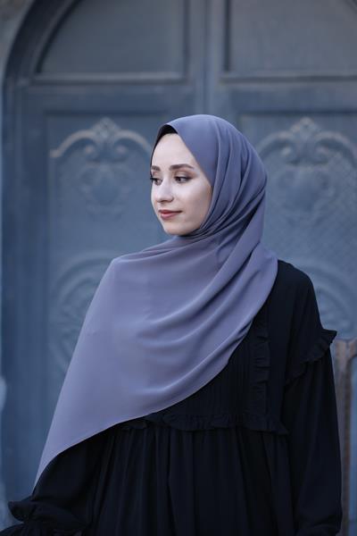 Medine İpeği Şal Gri