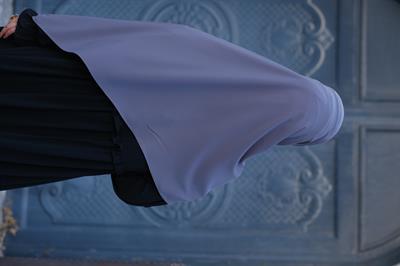 Medine İpeği Şal Gri