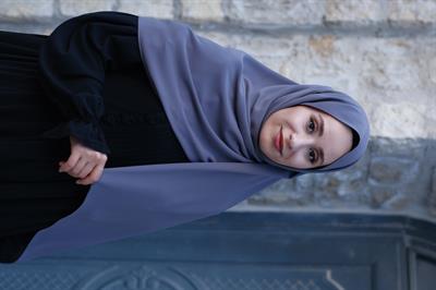 Medine İpeği Şal Gri