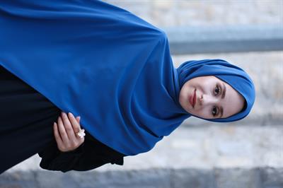 Medine İpeği Şal İndigo