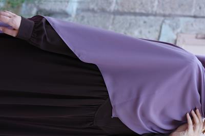 Medine İpeği Şal Lavanta