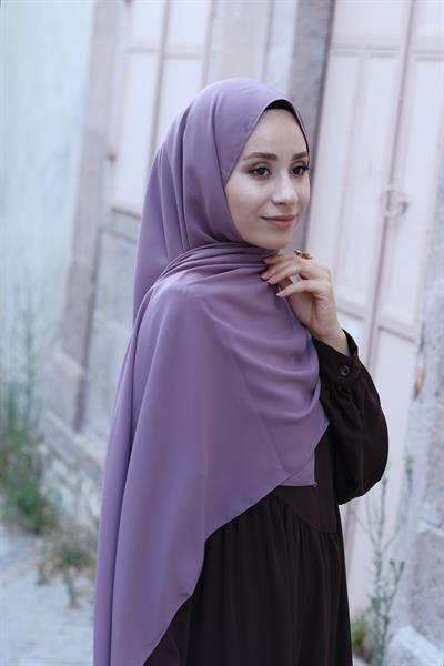 Medine İpeği Şal Lavanta