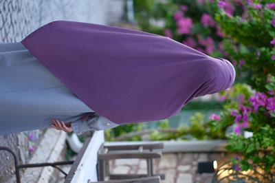 Medine İpeği Şal Mürdüm