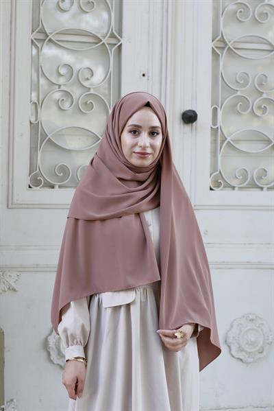 Medine İpeği Şal Sütlü Kahve