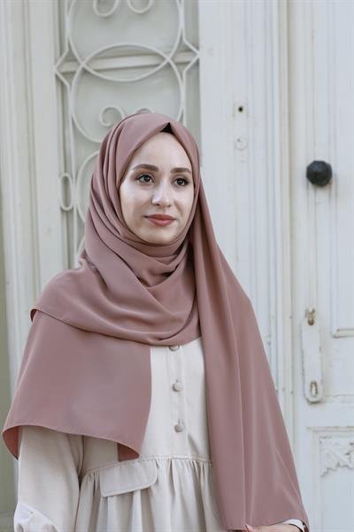 Medine İpeği Şal Sütlü Kahve