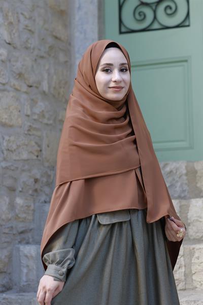 Medine İpeği Şal Taba