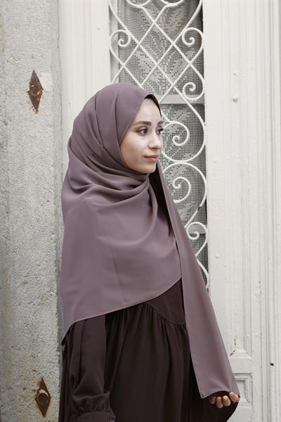 Medine İpeği Şal Vizon