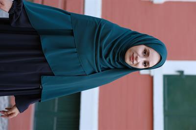 Medine İpeği Şal Zümrüt