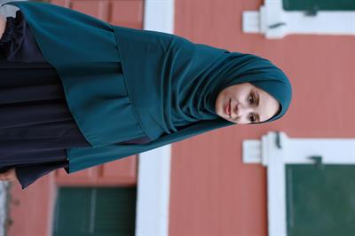 Medine İpeği Şal Zümrüt