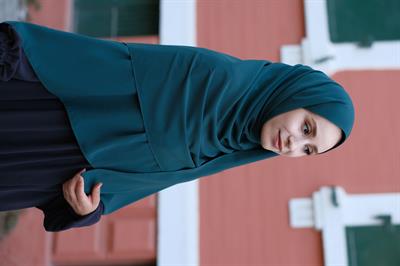 Medine İpeği Şal Zümrüt