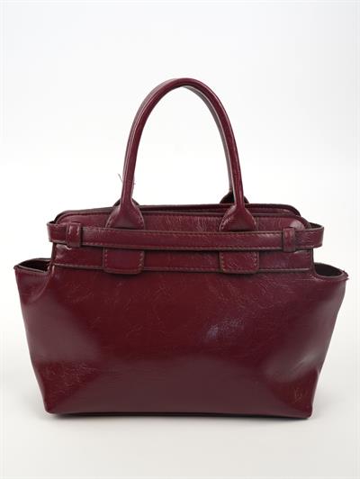 Ön Kemerli Çanta Bordo