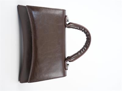 Oval Kavisli Çanta Acı Kahve