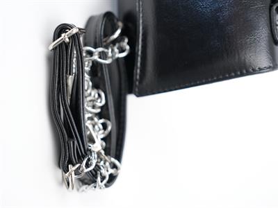 Oval Kavisli Çanta Siyah