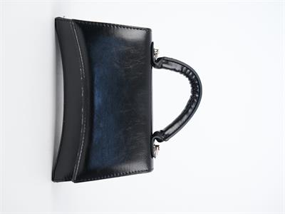 Oval Kavisli Çanta Siyah