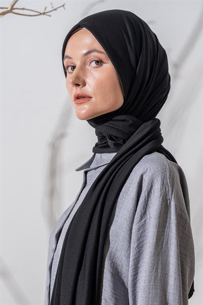 Penye Şal Siyah