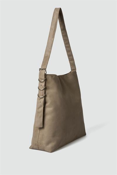 Süet Salaş Çanta Vizon