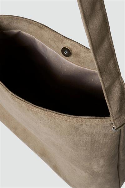 Süet Salaş Çanta Vizon