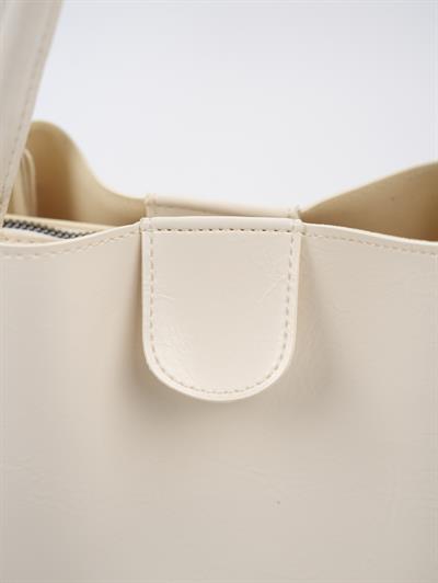 Suni Deri Çanta Krem