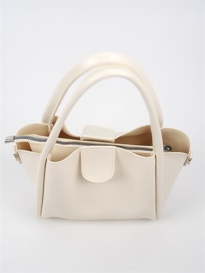 Suni Deri Çanta Krem