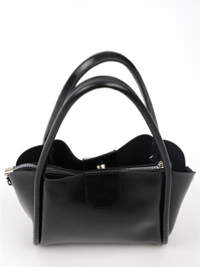 Suni Deri Çanta Siyah