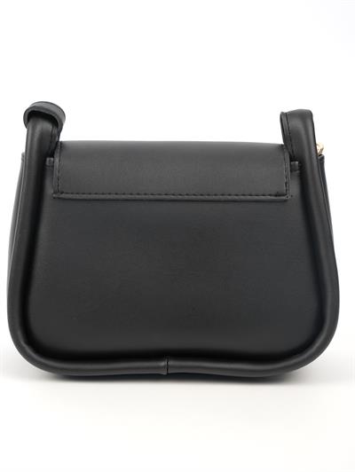 Tokalı Deri Çanta Siyah