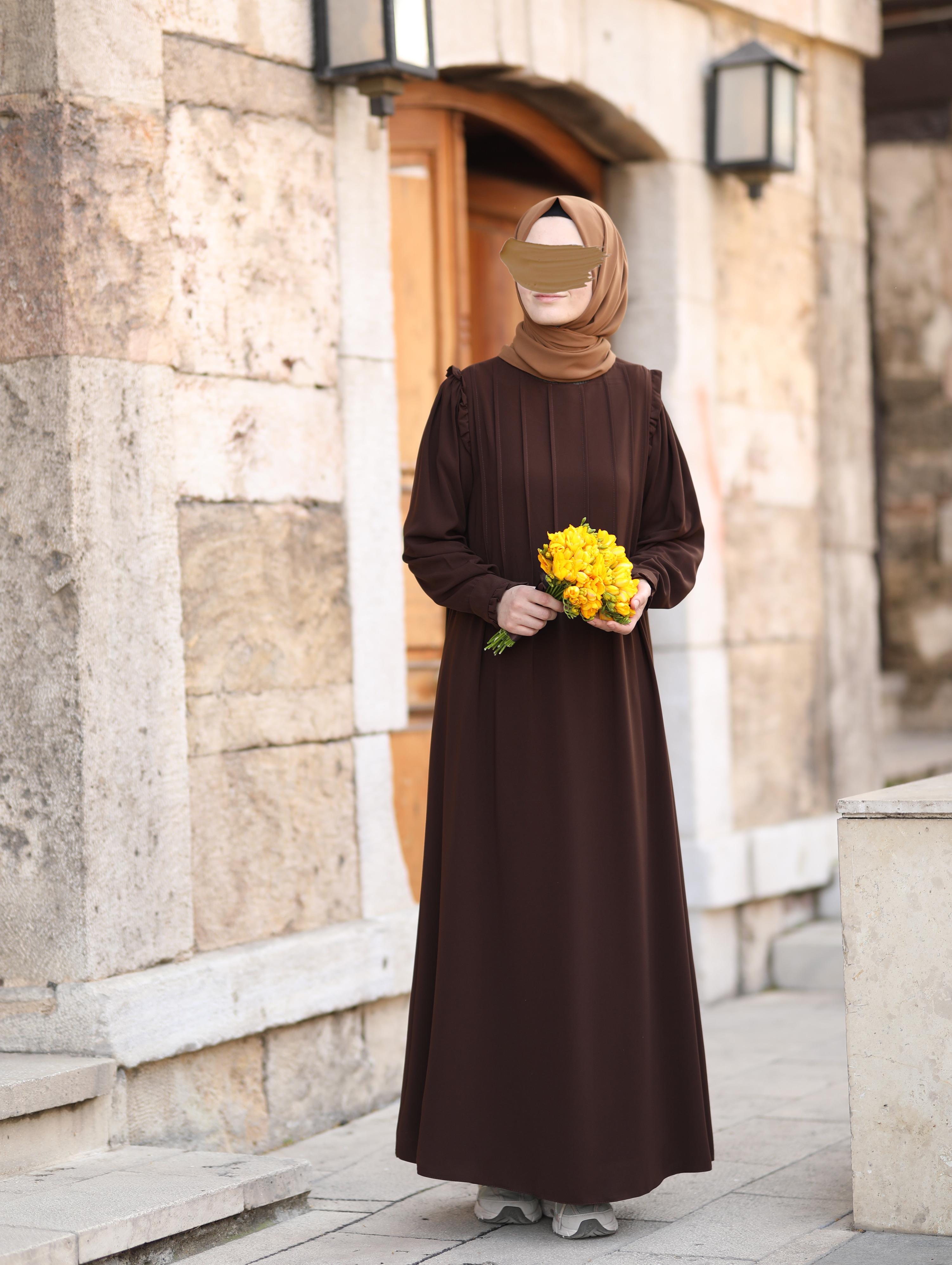 Efnan Kahverengi  Elbise