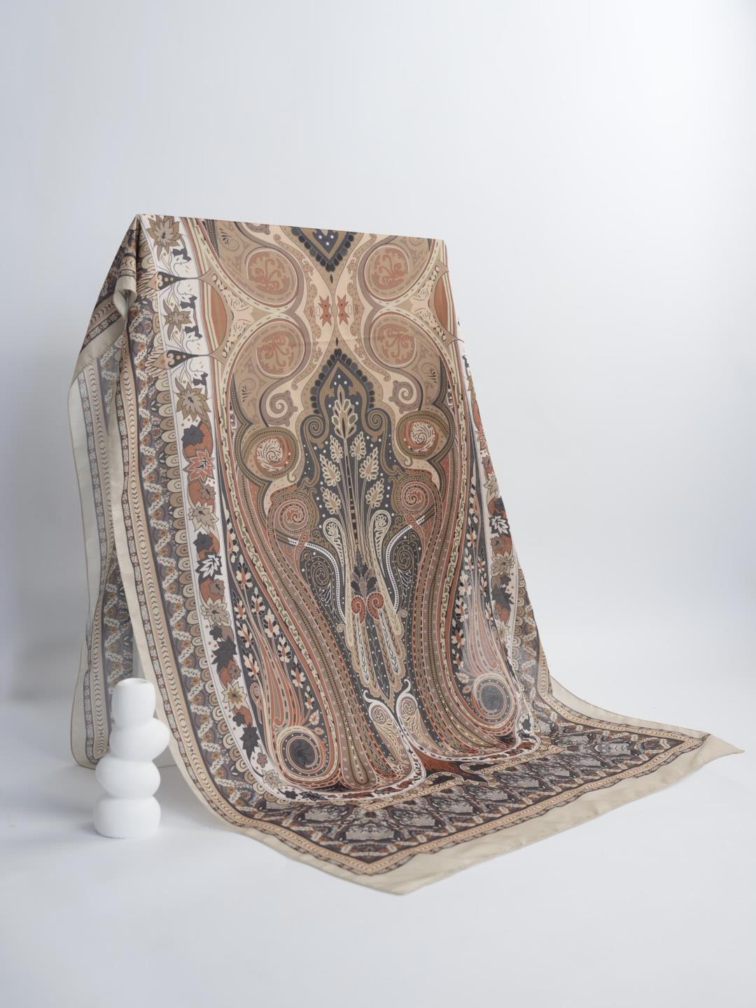 Etnik Noura Desen Şal Taş