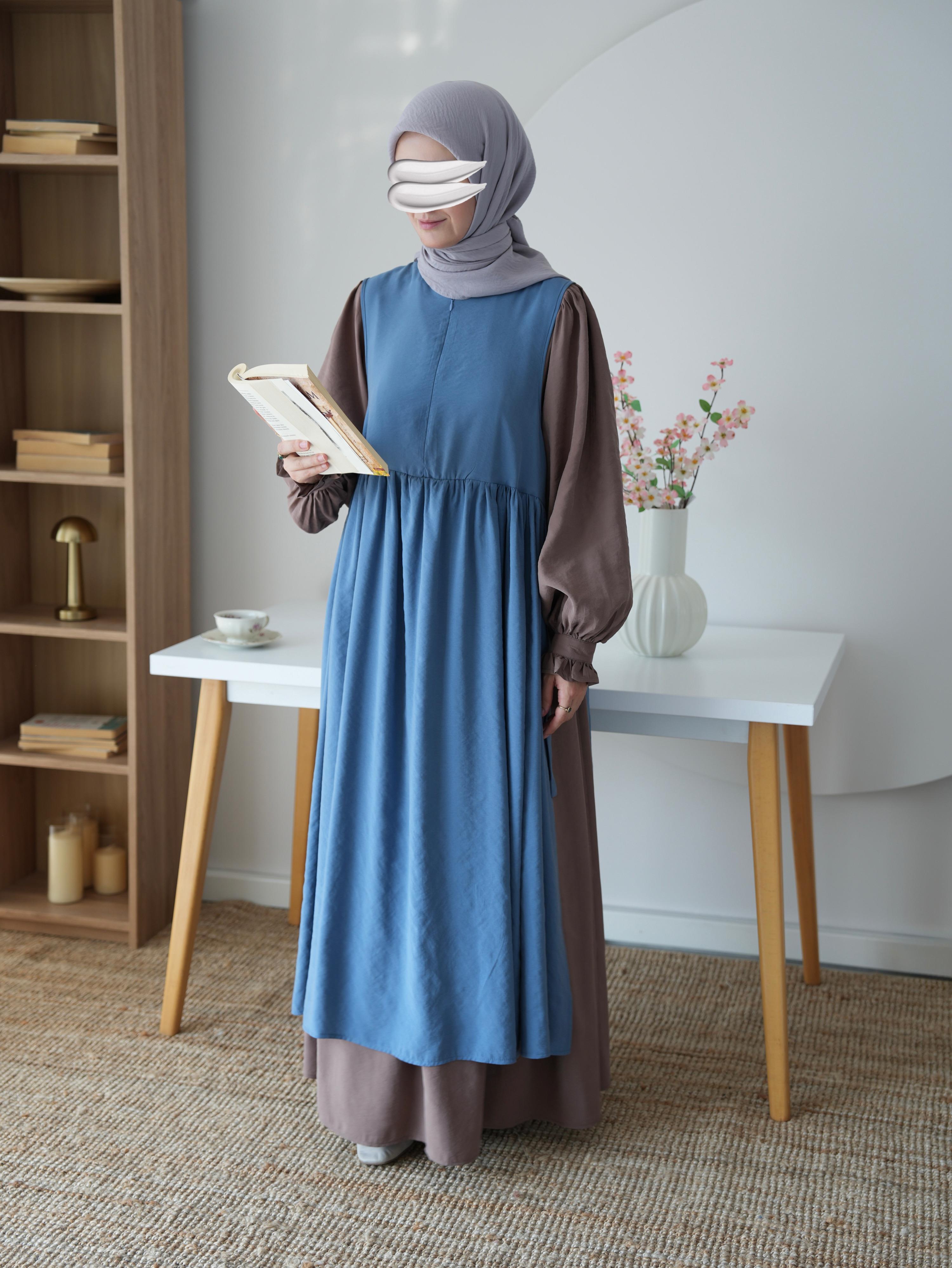 Modal Bağlamalı Jile İndigo