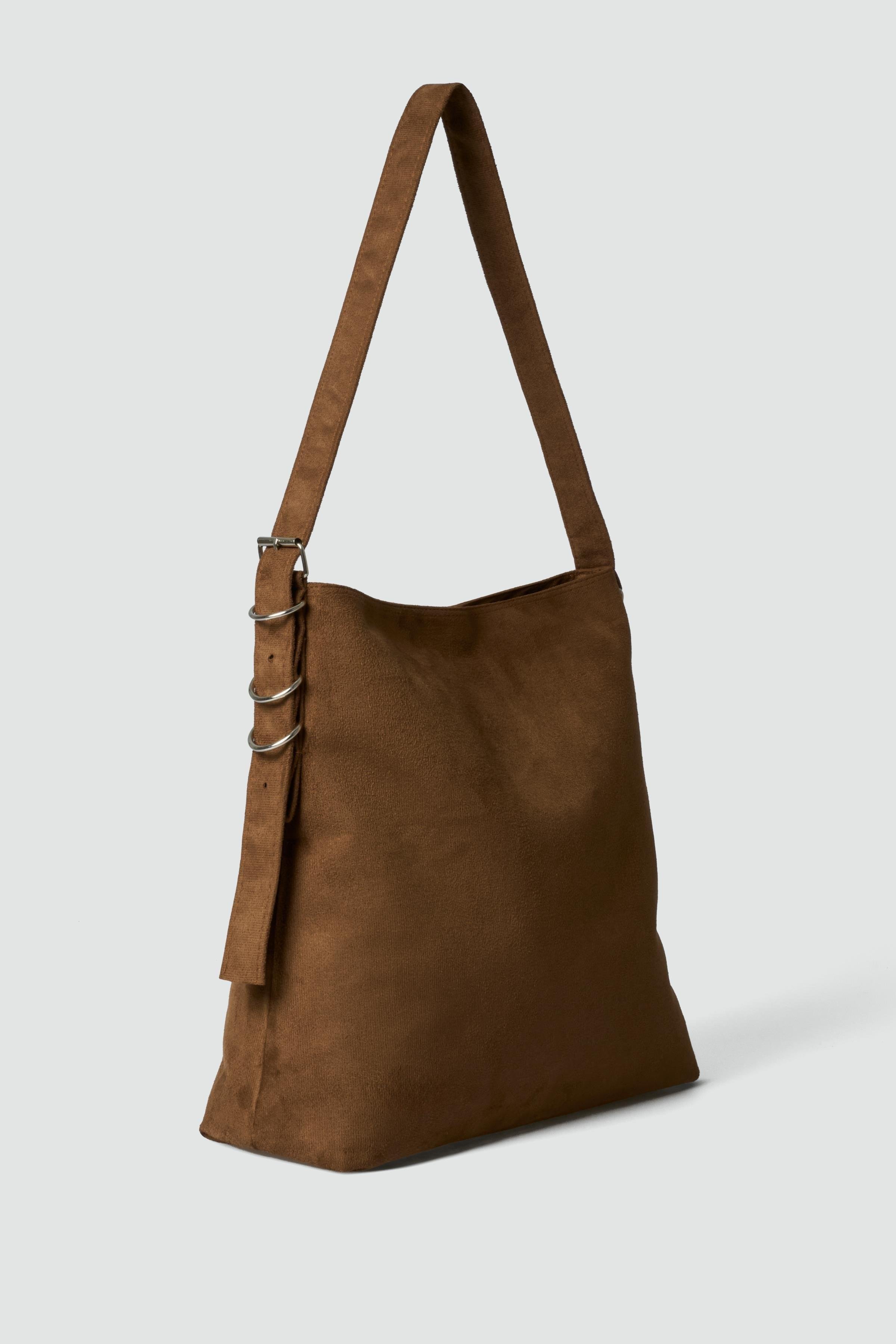 Süet Salaş Çanta Taba