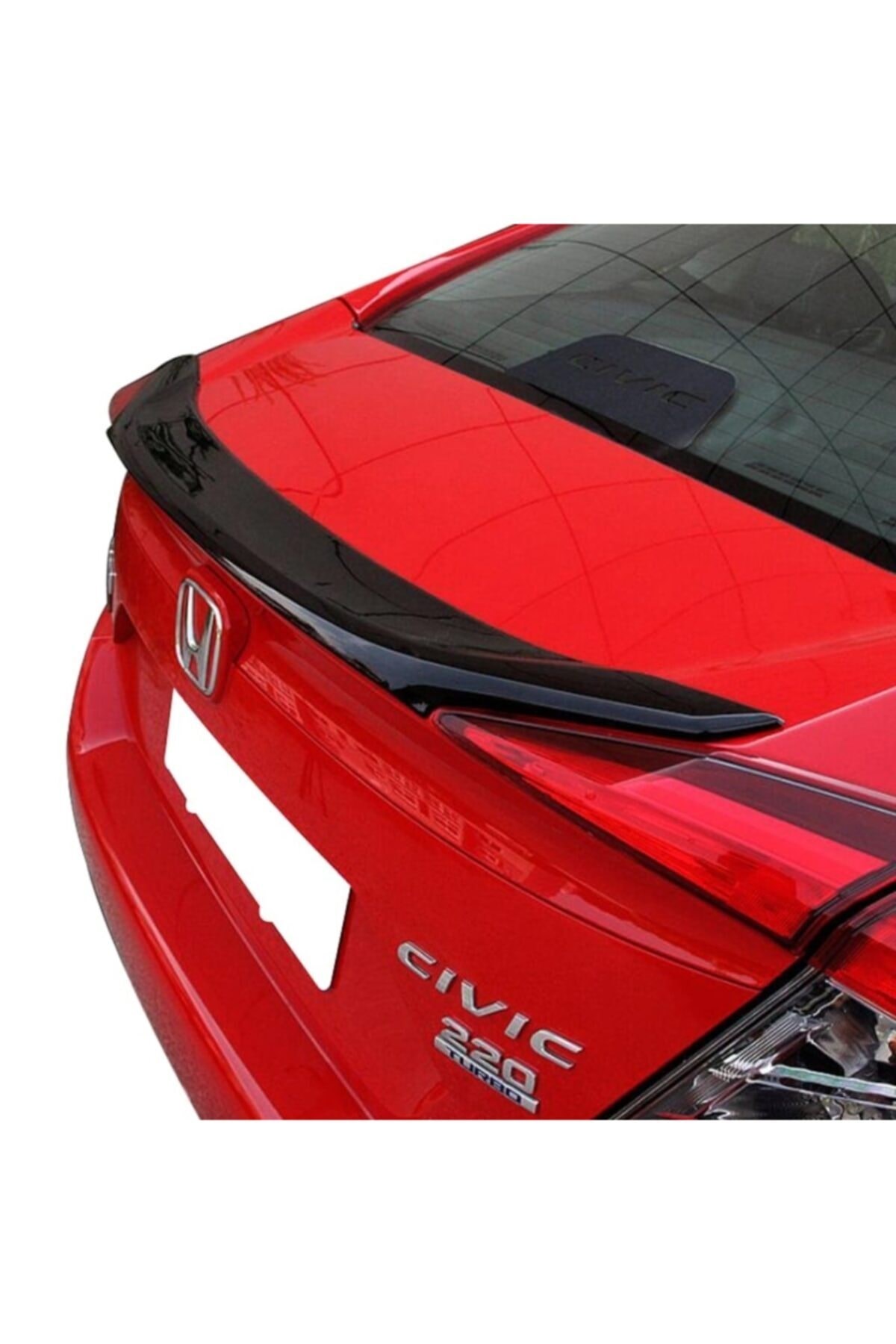 Civic Fc5 Uyumlu Oem Anatomik Spoiler Piano Black (abs Plastik -ithal)