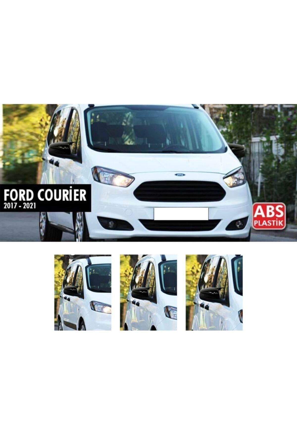 Courier 2018-2021 Uyumlu Piano Black Batman Yarasa Ayna Kapağı
