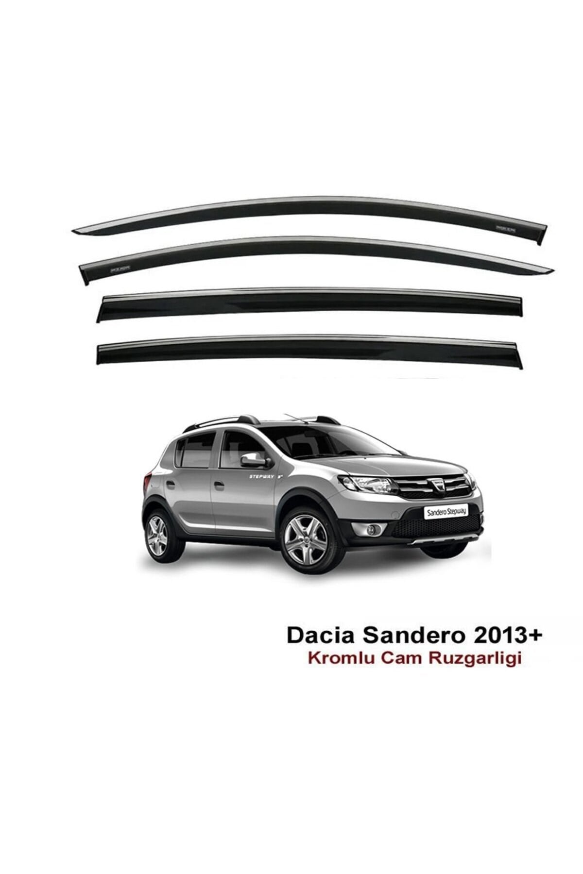 Dacia Sandero Kromlu Cam Rüzgarlığı 2013 Sonrası