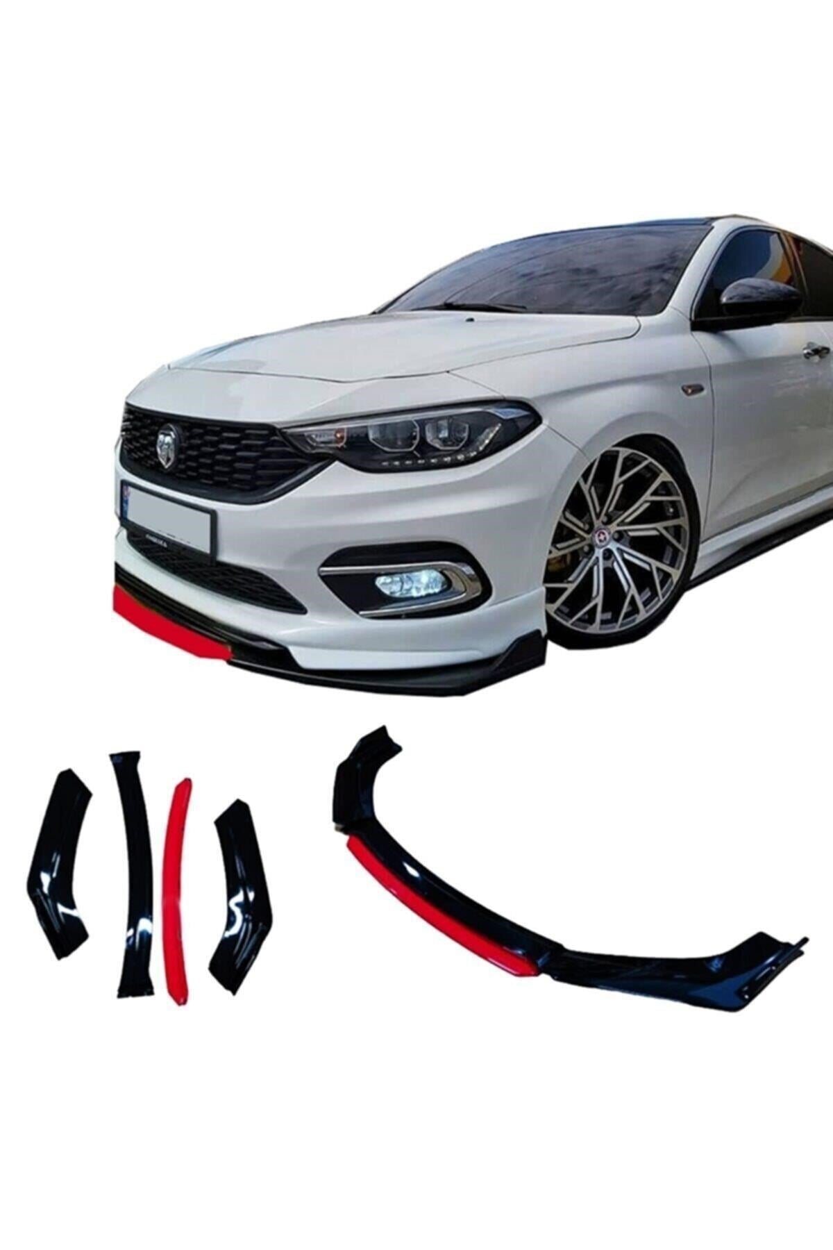 Fiat Egea Uyumlu Ön Lip 4 Parça Tampon Eki Fiat Egea Karlık Model Lip