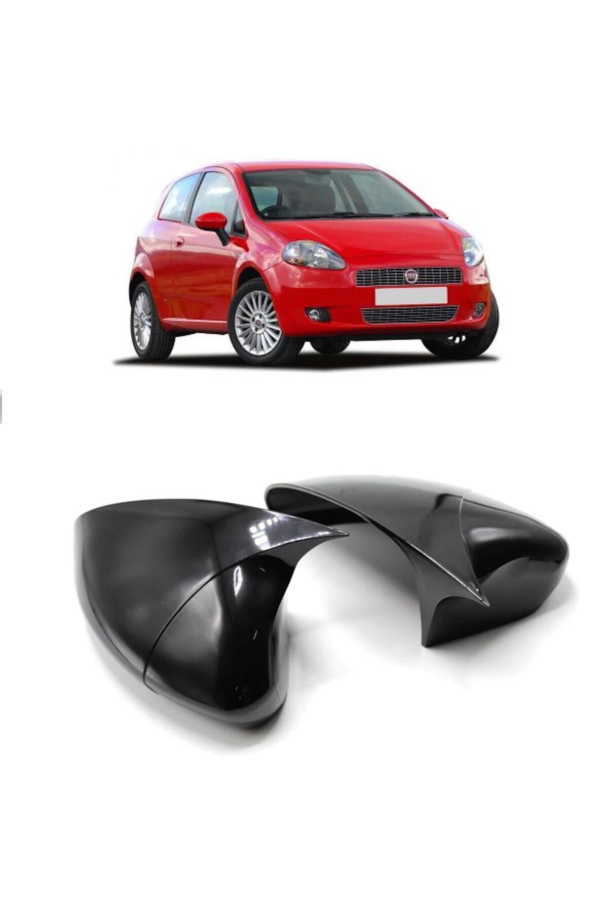 Fiat Grande Punto Yarasa Ayna Kapağı Parlak Siyah Yapıştırmalı Kolay Montaj