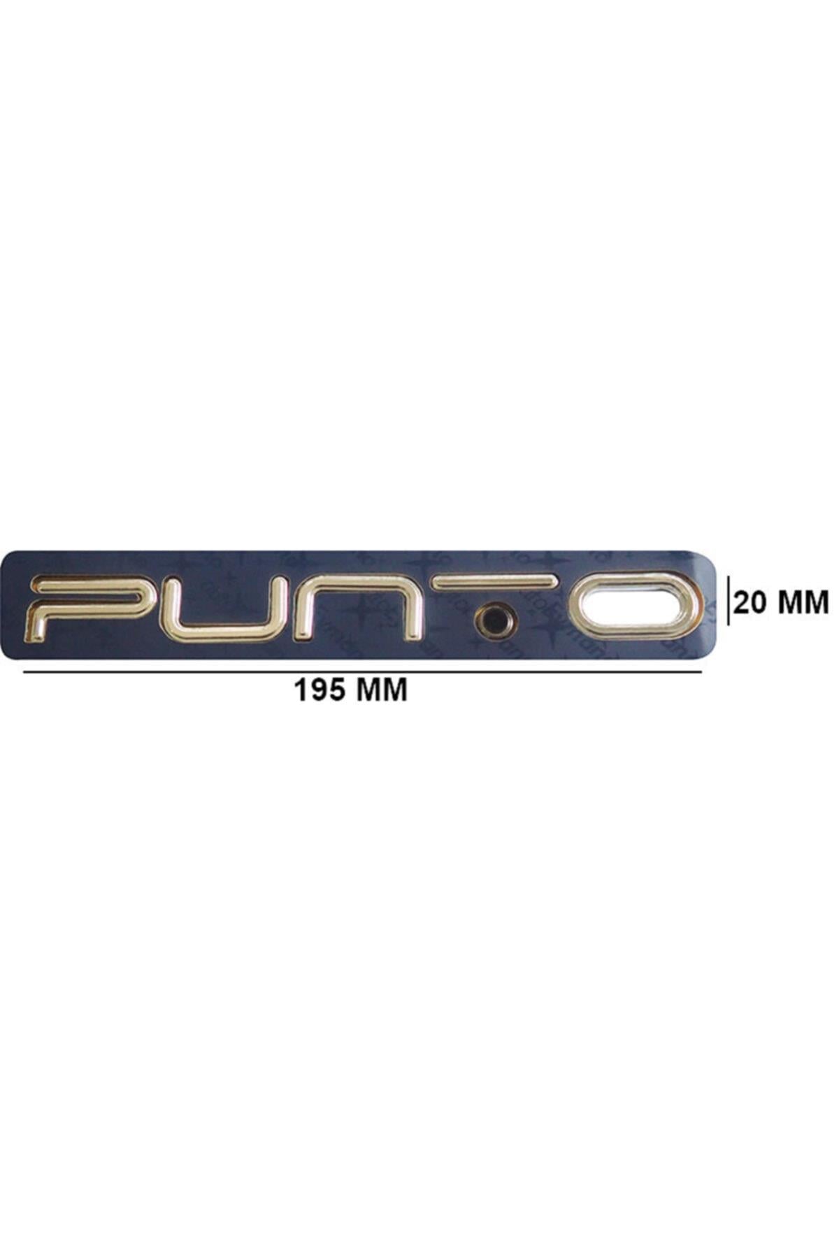 Fiat Punto Bagaj Yazı (siyah Noktalı)