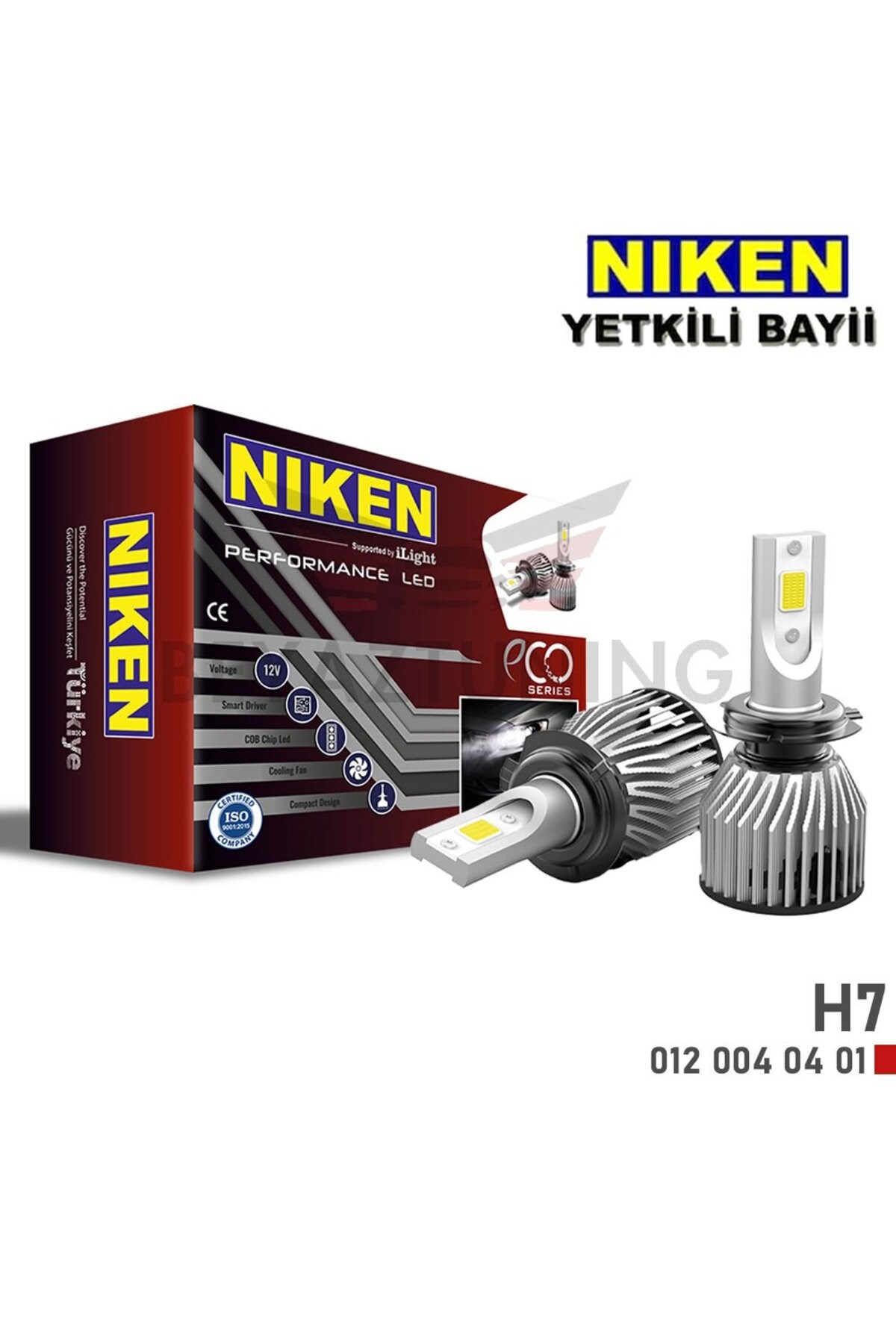 H7 Led Xenon Far Ampulü Eco Niken 8000 Lümen