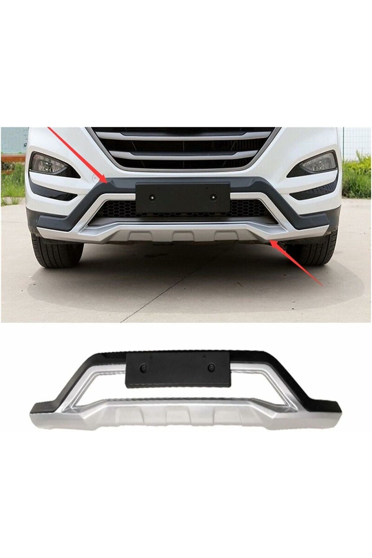 Hyundai tucson ön tampon koruması difüzör 2015-2018 arası (makyajsız kasa) Uyumlu