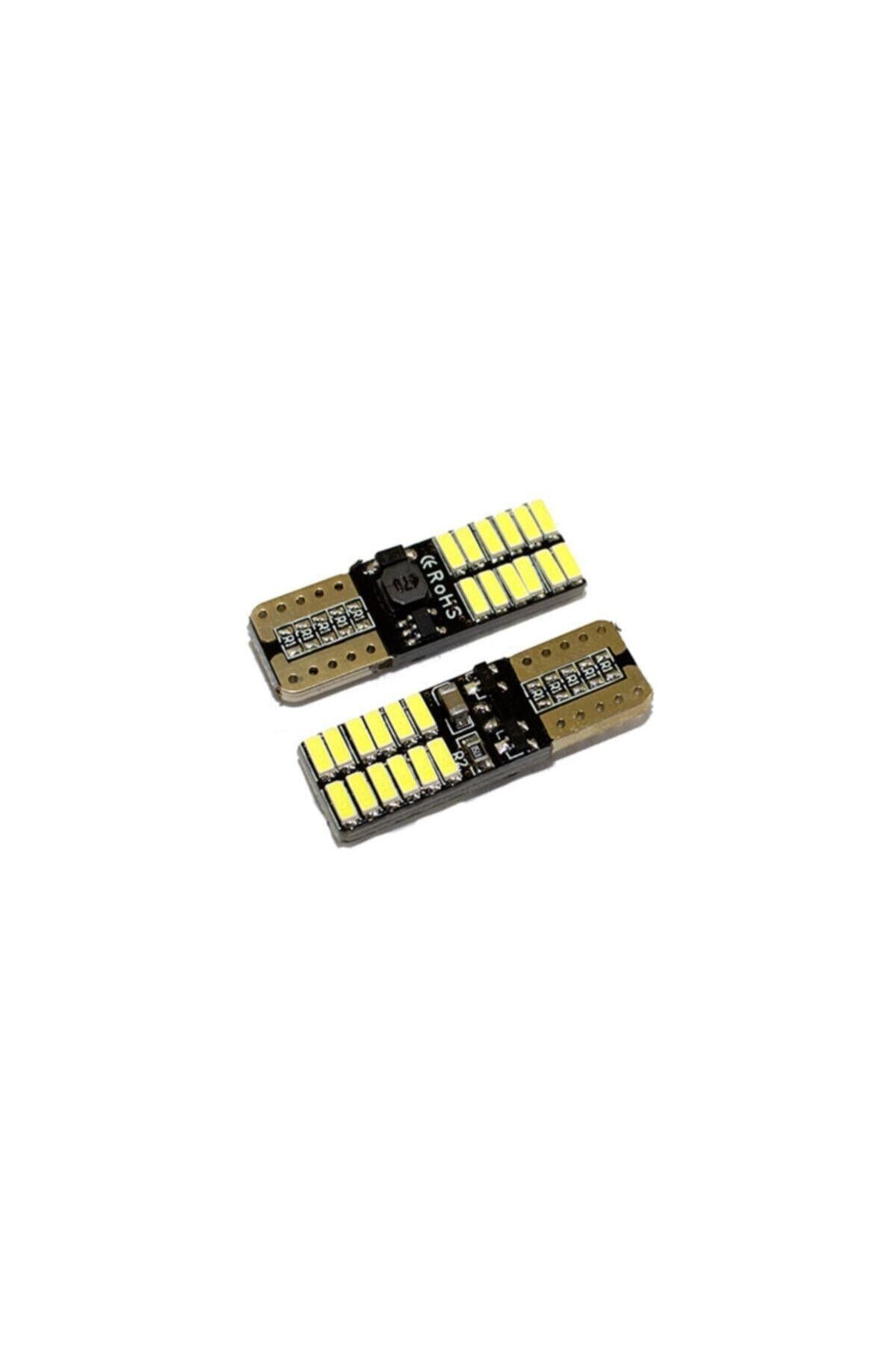 Led Ampul T10 24 Smd Canbus'lı Beyaz 12v/ Laam627