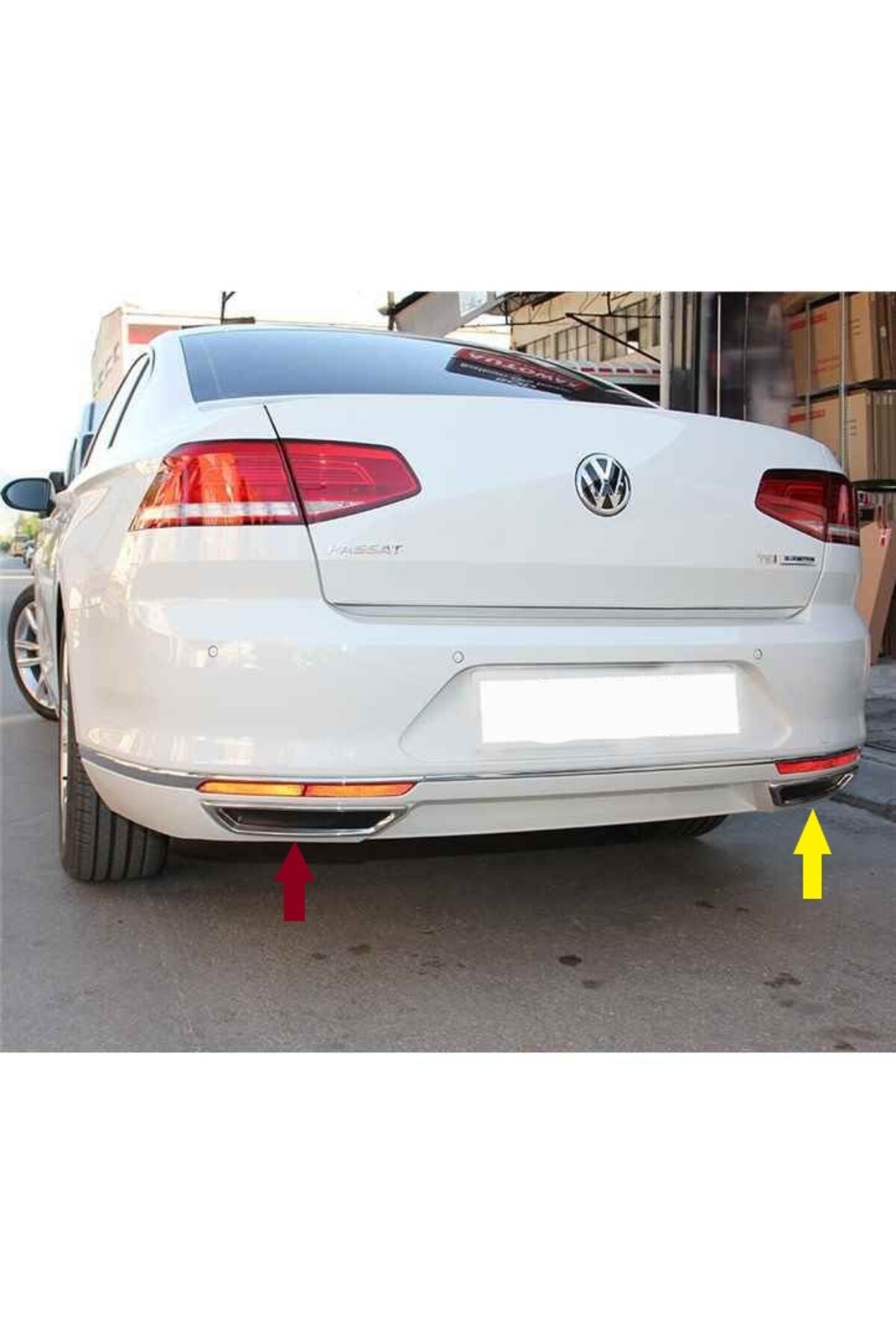 Passat B8 Egsoz Krom Çerçevesi 2 Parça 2015 2016 2017 2018 2019