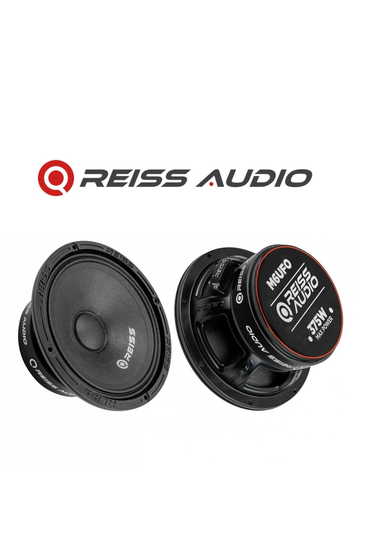 Rs-m6ufo Çifti 750wat 300w Rms Premimum Seri 16 Cm Oto Midrange Hoparlör Metal Kapaklı