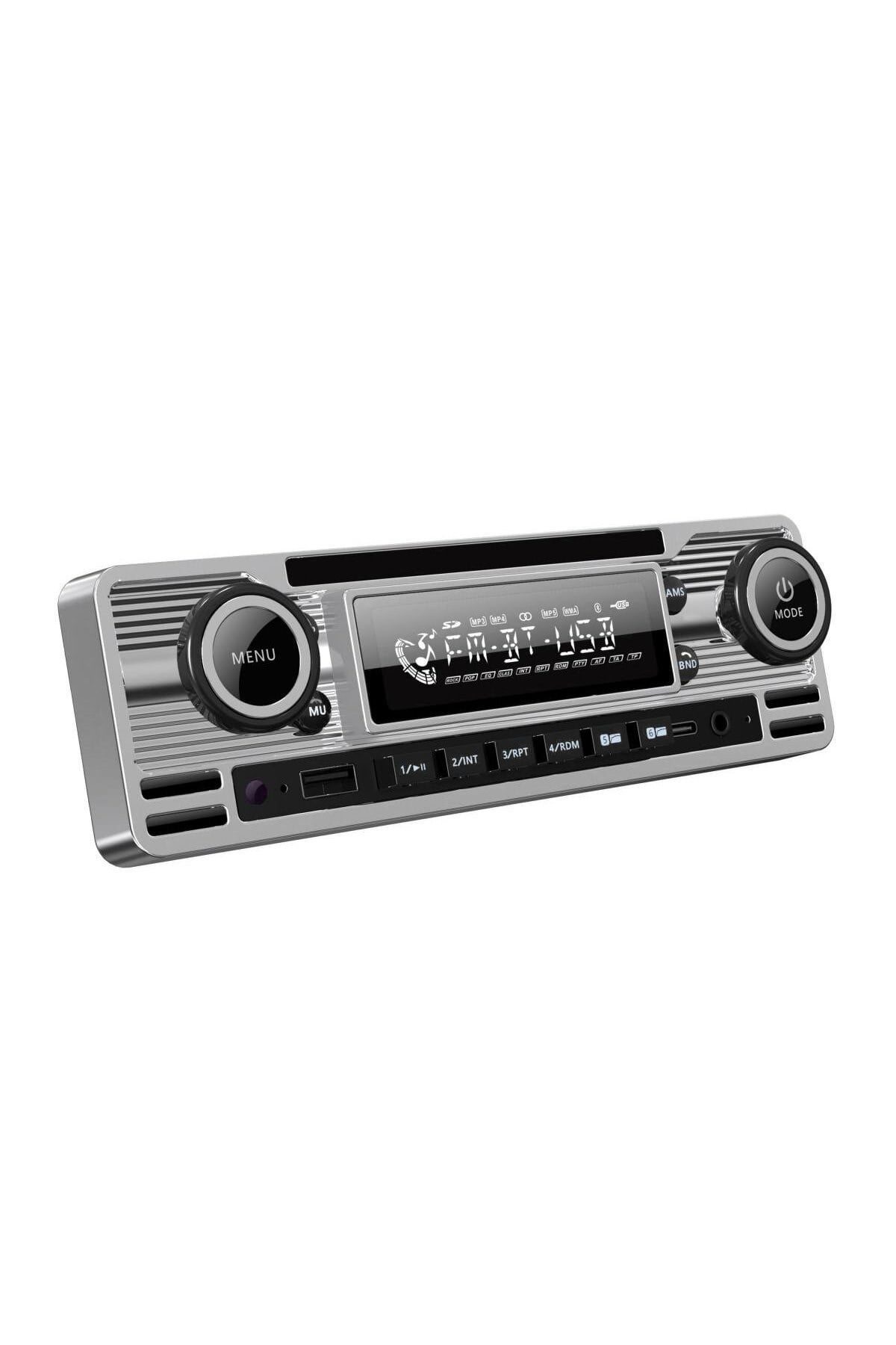 SX-MX61CL Retro Stil Gümüş Renk Teyp Bluetooth/USB/AUX/FM/4*50W/MP3