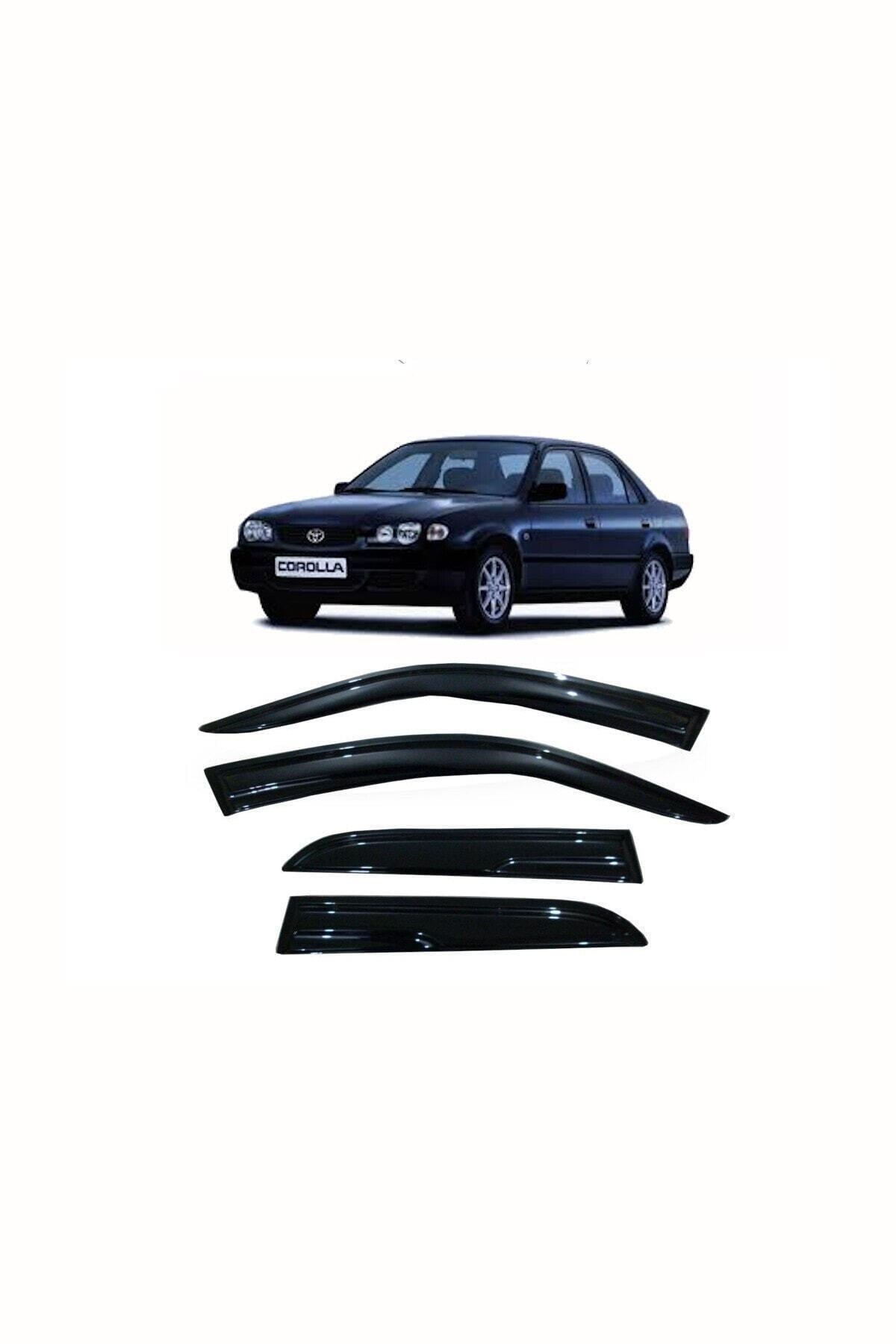 1999-2001 Toyota Corolla Cam Rüzgarlığı Araca Tam Uyumlu 4 Parça