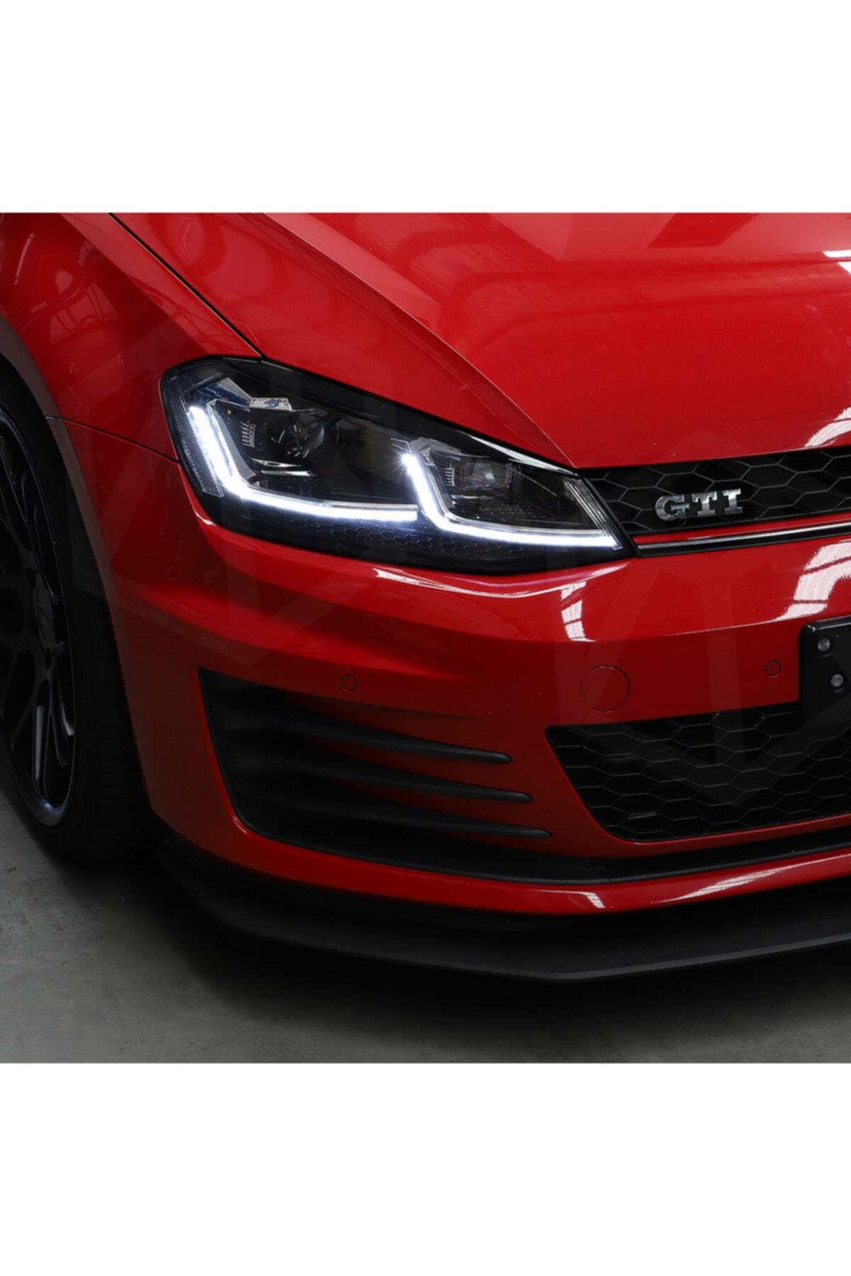 2013 Volkswagen Golf 7 Uyumlu 7.5 Görünüm Kayar Sinyal Çift J Led Far Takımı