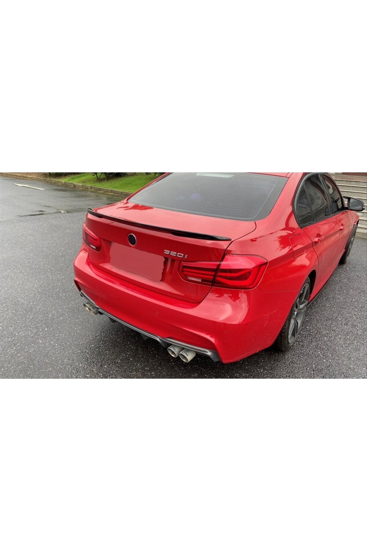 3 SERISI F30 2012-2018 IÇIN UYUMLU MT HYBRID SPOILER PIANO BLACK