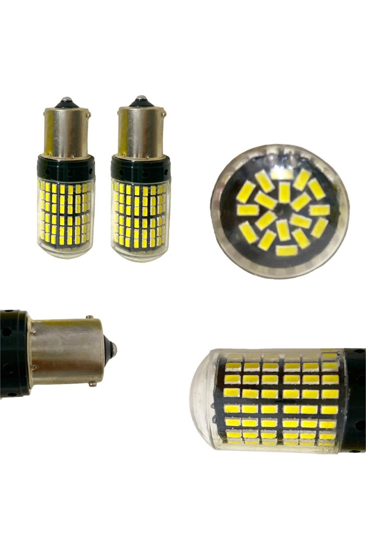 93 Duy Beyaz 144 Led Geri Vites Mercekli Led Ampulü Platınum P21w 12v