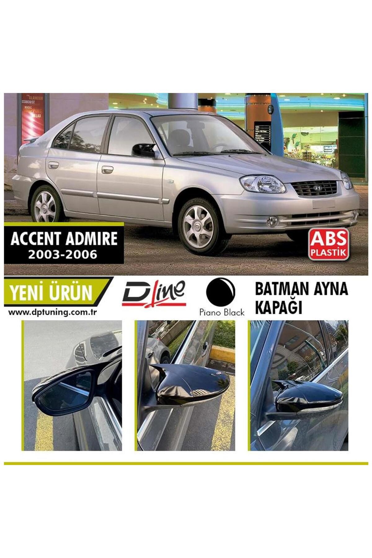 Accent Admire Batman Ayna Kapağı Piano Black / 2003 - 2006