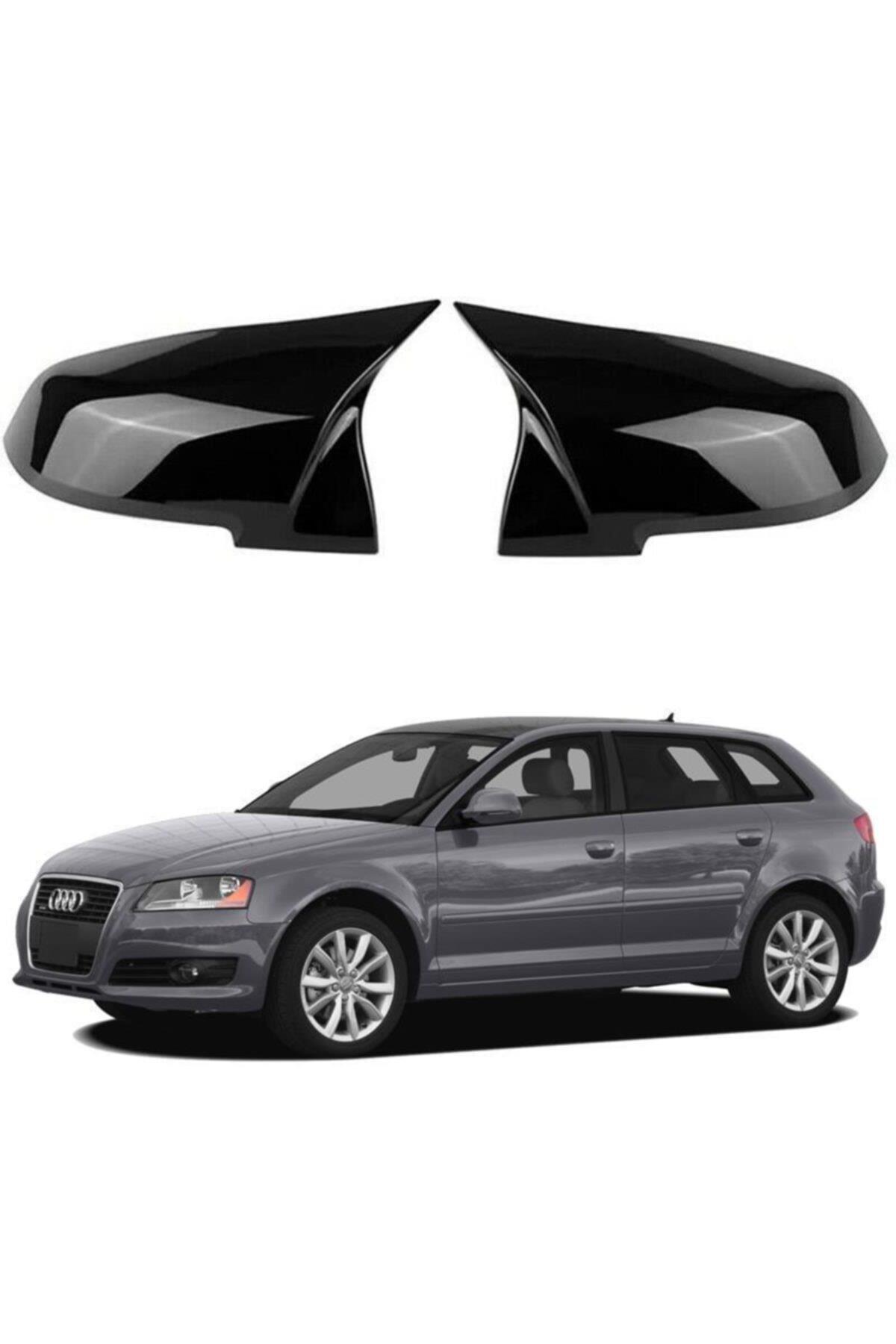 Audi A3 04-08 Araca Özel Batman Yarasa Ayna Kapağı Pianoblack