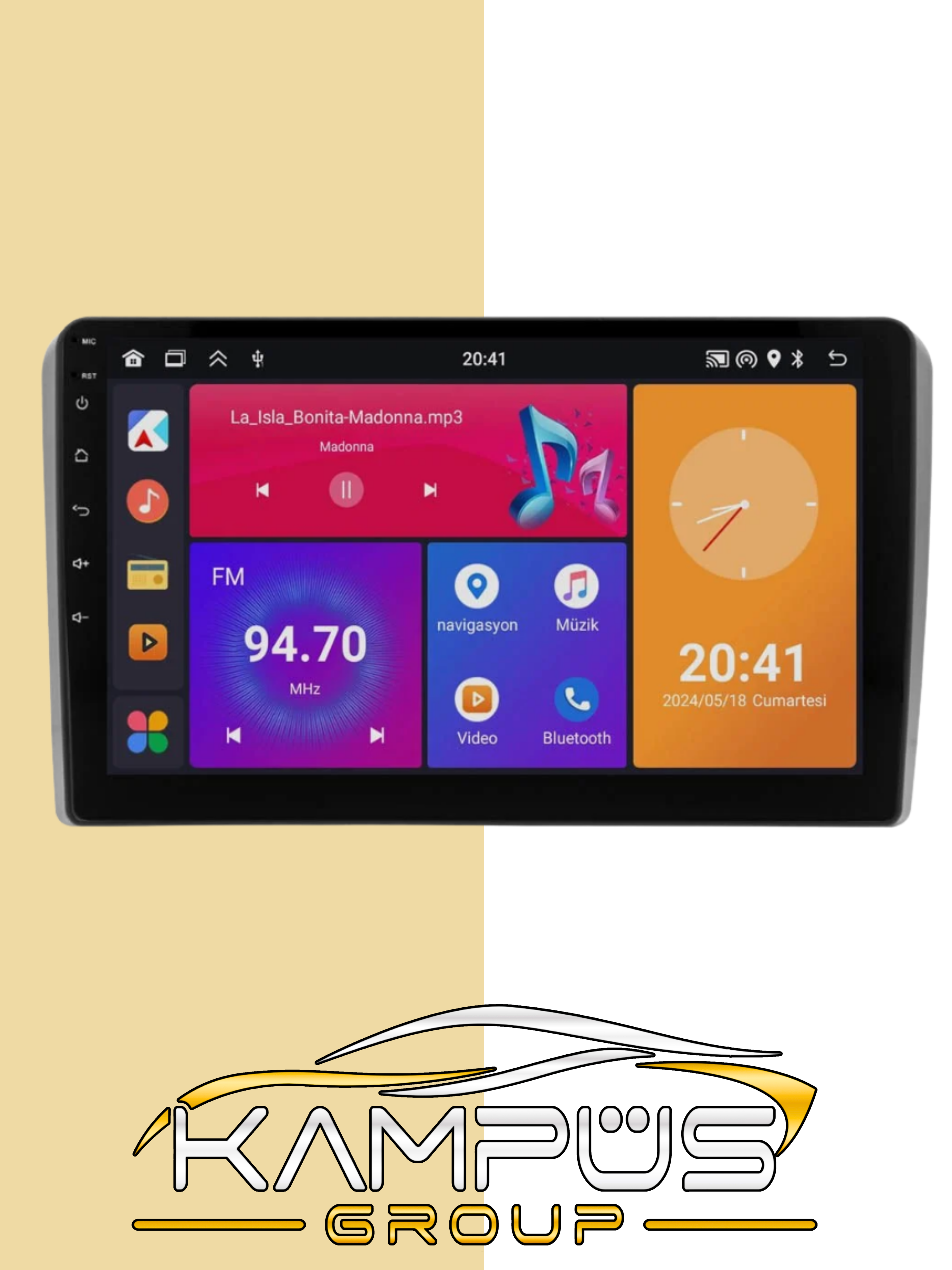 Audi A3 2005-2012 Android Oem Multimedya