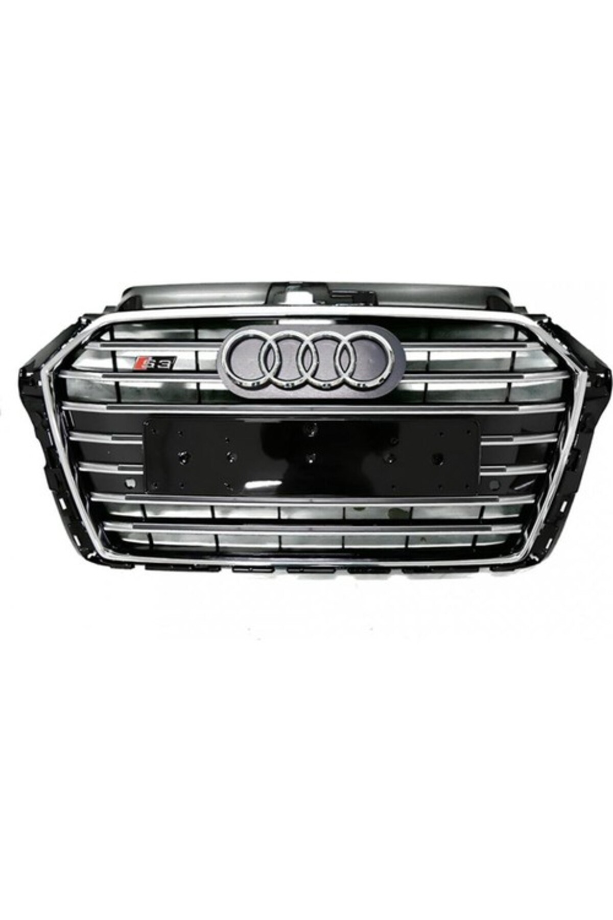 Audi A3 S3 2016-2020 Kromlu Siyah Panjur